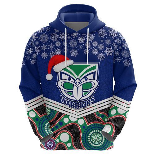custom-warriors-rugby-christmas-hoodie-merry-xmas-2023-mix-aboriginal-art
