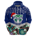 custom-warriors-rugby-christmas-hoodie-merry-xmas-2023-mix-aboriginal-art
