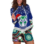 custom-warriors-rugby-christmas-hoodie-dress-merry-xmas-2023-mix-aboriginal-art