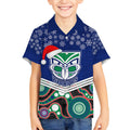 custom-warriors-rugby-christmas-kid-hawaiian-shirt-merry-xmas-2023-mix-aboriginal-art