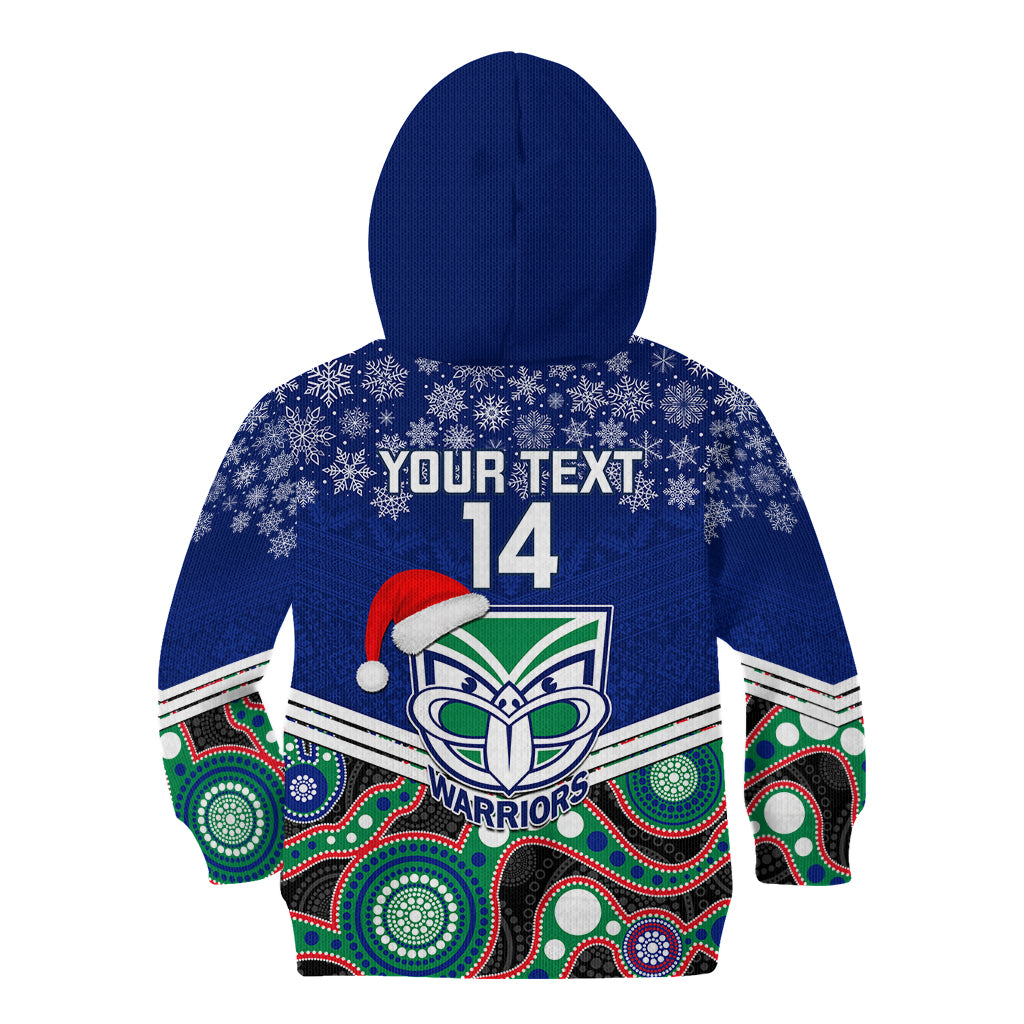 custom-warriors-rugby-christmas-kid-hoodie-merry-xmas-2023-mix-aboriginal-art