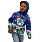 custom-warriors-rugby-christmas-kid-hoodie-merry-xmas-2023-mix-aboriginal-art