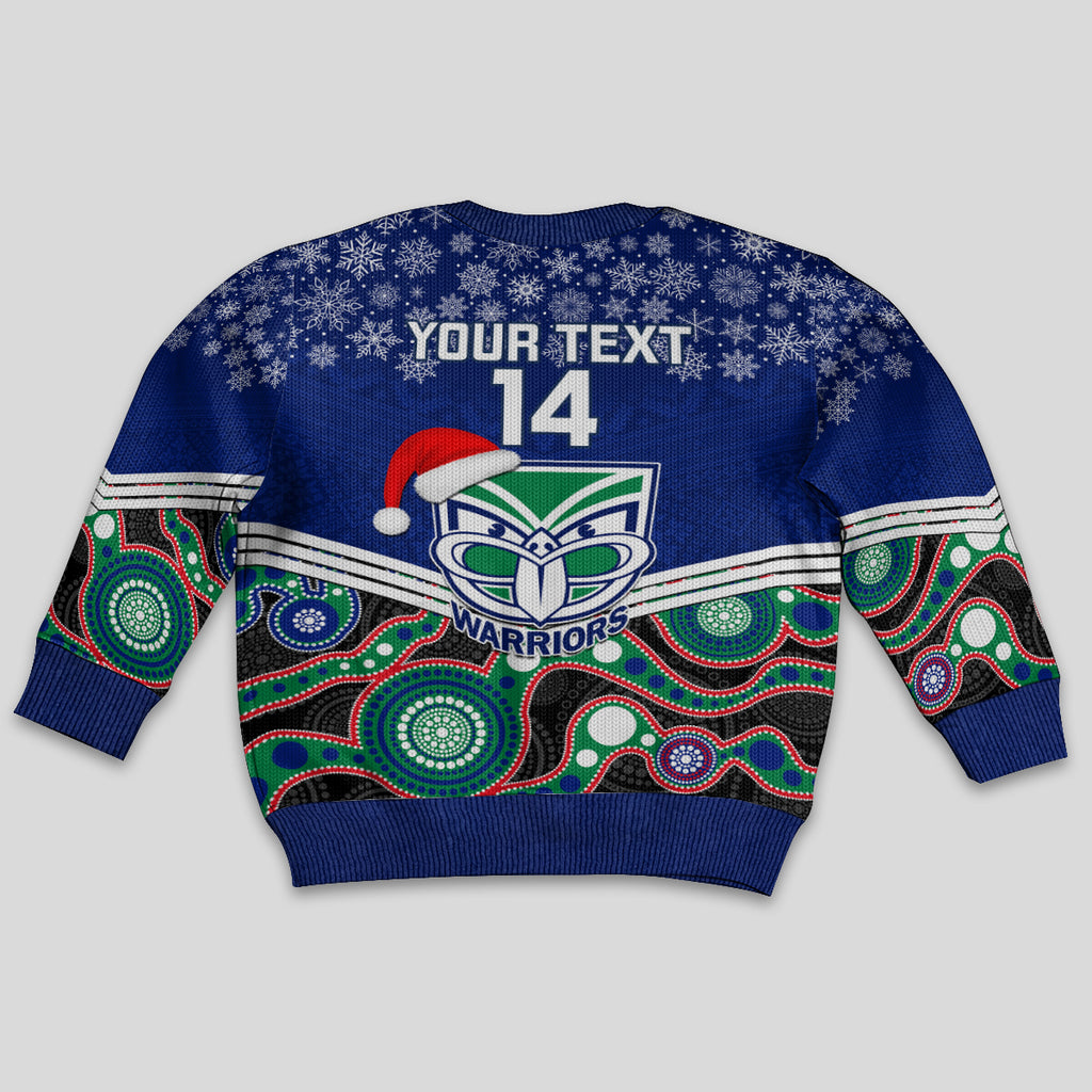 custom-warriors-rugby-christmas-kid-ugly-christmas-sweater-merry-xmas-2023-mix-aboriginal-art