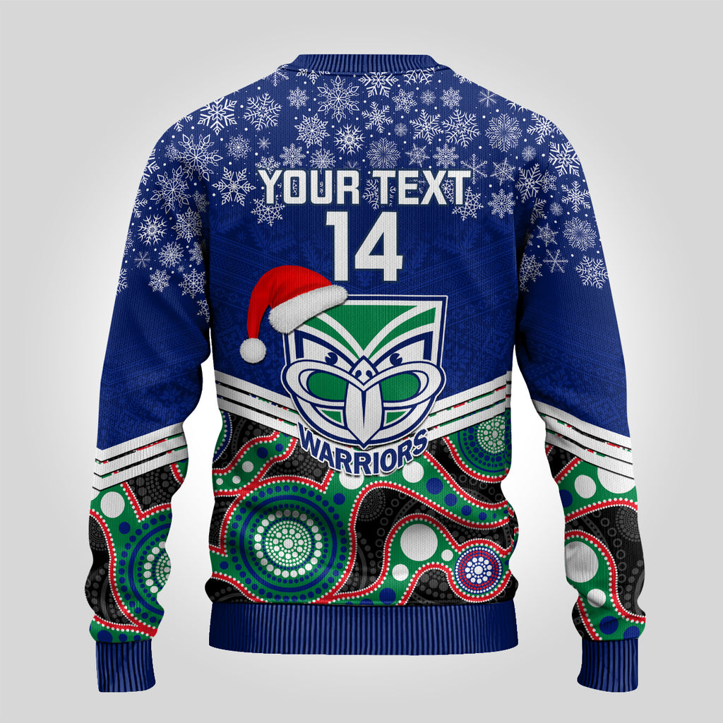 custom-warriors-rugby-christmas-ugly-christmas-sweater-merry-xmas-2023-mix-aboriginal-art