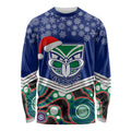 custom-warriors-rugby-christmas-long-sleeve-shirt-merry-xmas-2023-mix-aboriginal-art