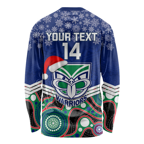 custom-warriors-rugby-christmas-long-sleeve-shirt-merry-xmas-2023-mix-aboriginal-art