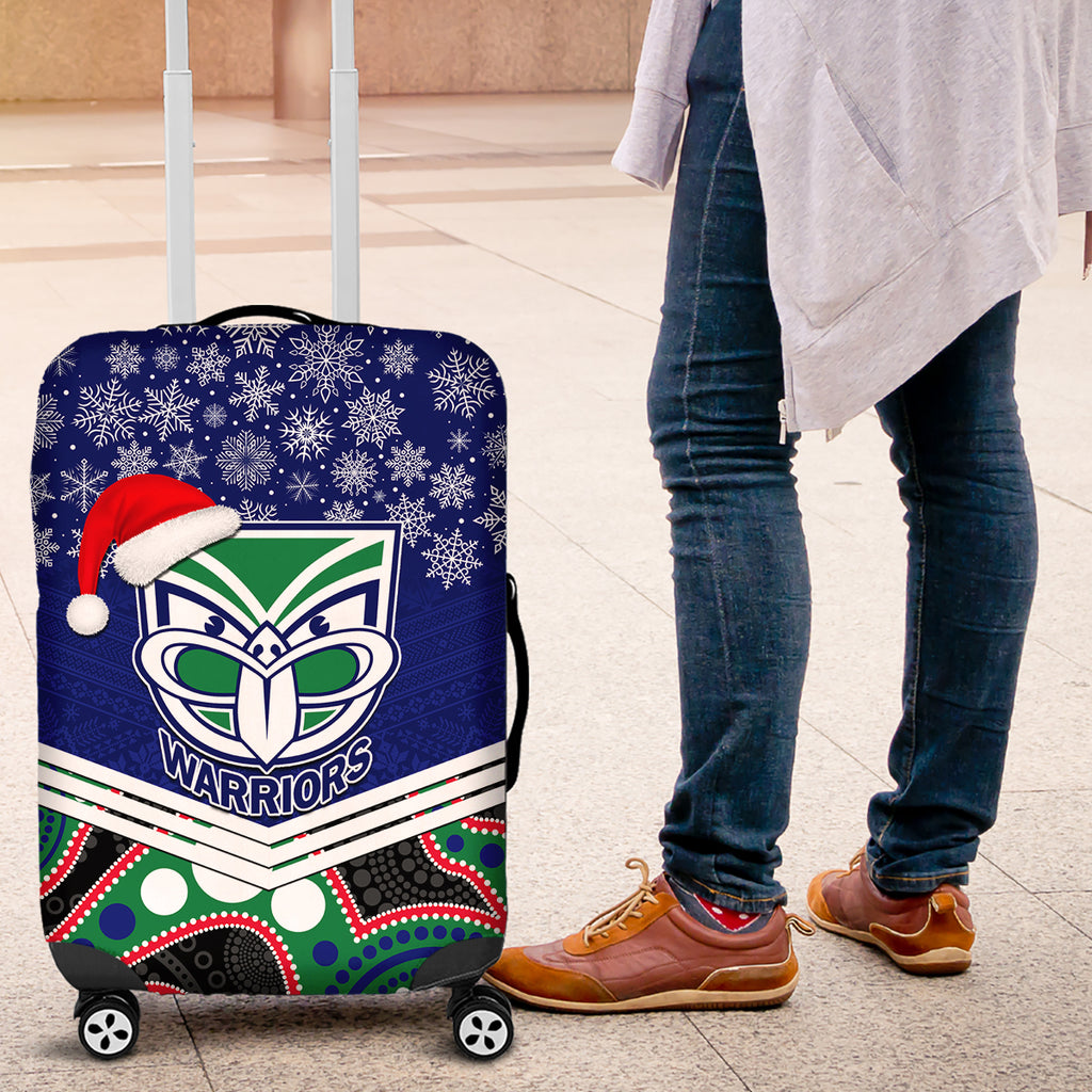 custom-warriors-rugby-christmas-luggage-cover-merry-xmas-2023-mix-aboriginal-art