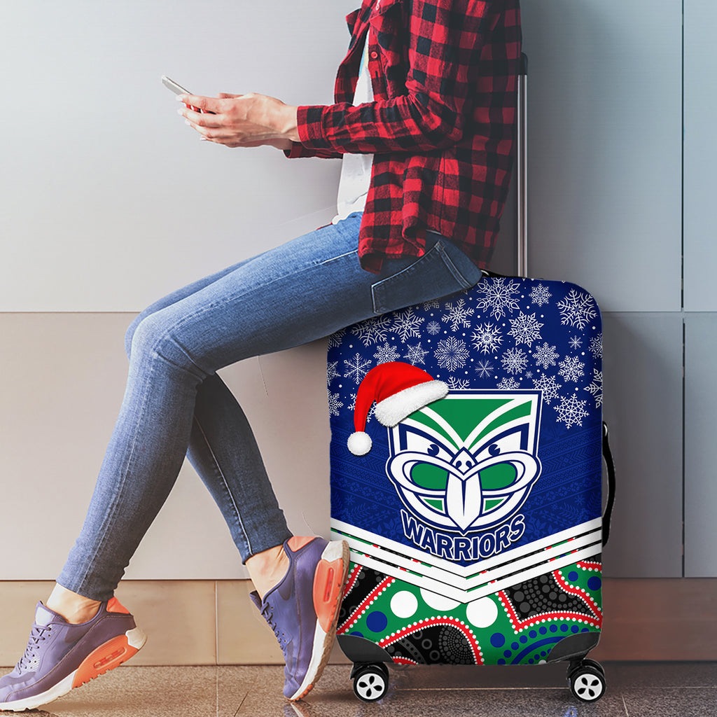 custom-warriors-rugby-christmas-luggage-cover-merry-xmas-2023-mix-aboriginal-art