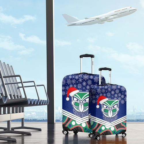 custom-warriors-rugby-christmas-luggage-cover-merry-xmas-2023-mix-aboriginal-art