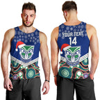custom-warriors-rugby-christmas-men-tank-top-merry-xmas-2023-mix-aboriginal-art