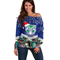 custom-warriors-rugby-christmas-off-shoulder-sweater-merry-xmas-2023-mix-aboriginal-art