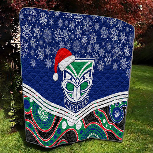 custom-warriors-rugby-christmas-quilt-merry-xmas-2023-mix-aboriginal-art