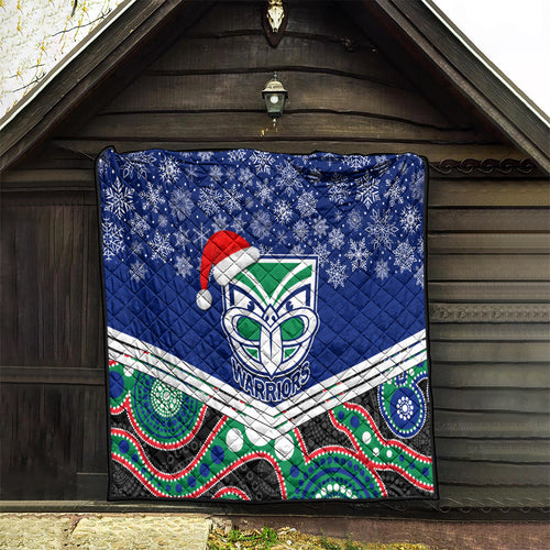 custom-warriors-rugby-christmas-quilt-merry-xmas-2023-mix-aboriginal-art