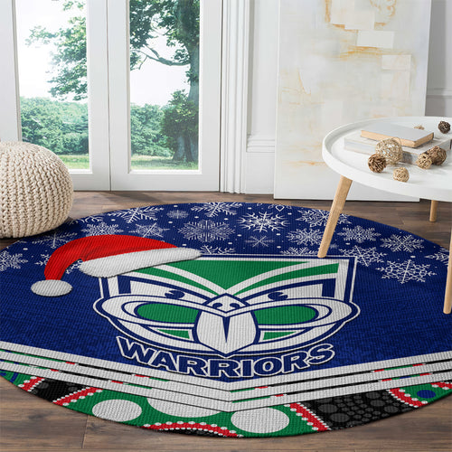 custom-warriors-rugby-christmas-round-carpet-merry-xmas-2023-mix-aboriginal-art