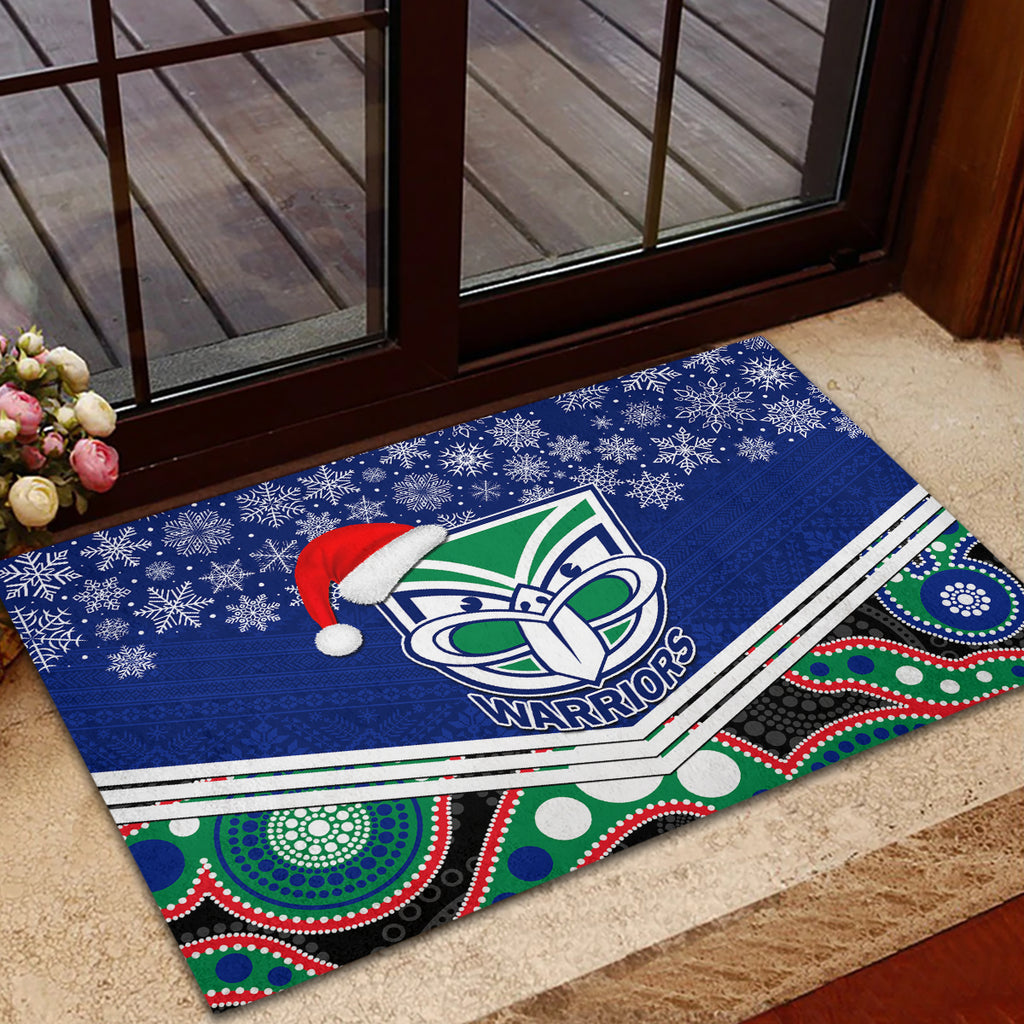 custom-warriors-rugby-christmas-rubber-doormat-merry-xmas-2023-mix-aboriginal-art