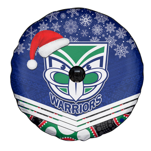 custom-warriors-rugby-christmas-spare-tire-cover-merry-xmas-2023-mix-aboriginal-art