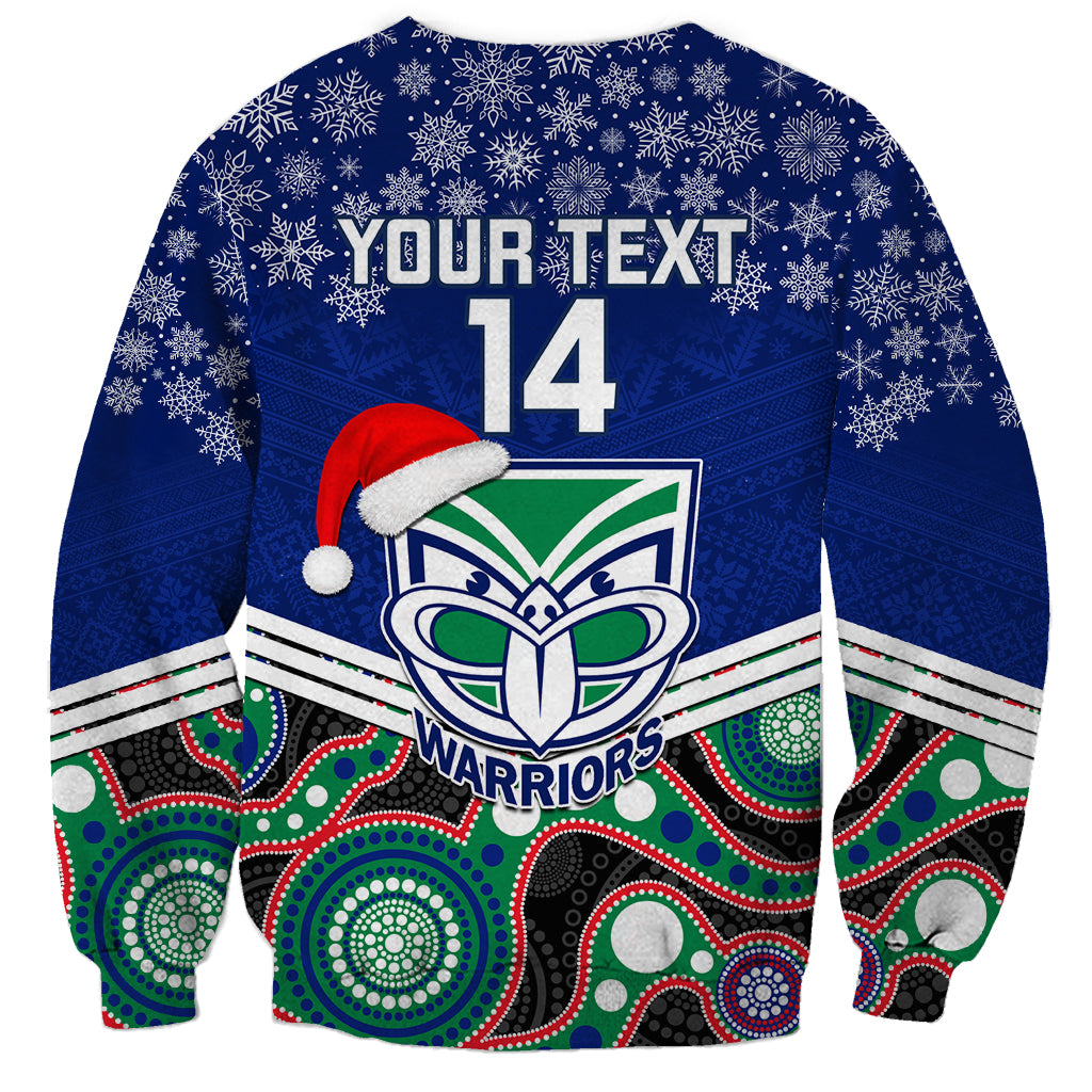 custom-warriors-rugby-christmas-sweatshirt-merry-xmas-2023-mix-aboriginal-art