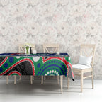 custom-warriors-rugby-christmas-tablecloth-merry-xmas-2023-mix-aboriginal-art