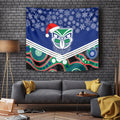 custom-warriors-rugby-christmas-tapestry-merry-xmas-2023-mix-aboriginal-art