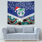 custom-warriors-rugby-christmas-tapestry-merry-xmas-2023-mix-aboriginal-art