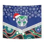 custom-warriors-rugby-christmas-tapestry-merry-xmas-2023-mix-aboriginal-art