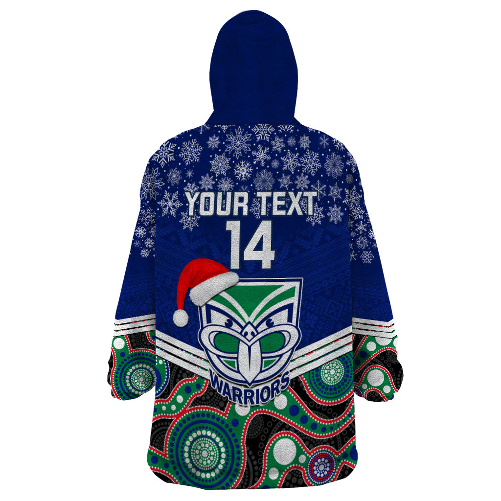 custom-warriors-rugby-christmas-wearable-blanket-hoodie-merry-xmas-2023-mix-aboriginal-art