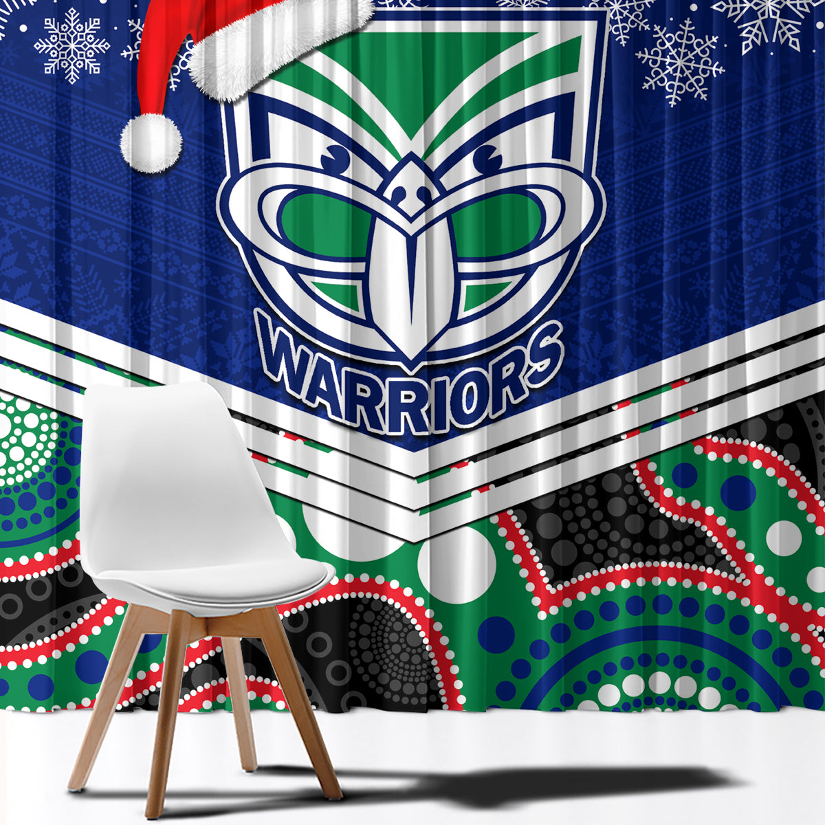 custom-warriors-rugby-christmas-window-curtain-merry-xmas-2023-mix-aboriginal-art