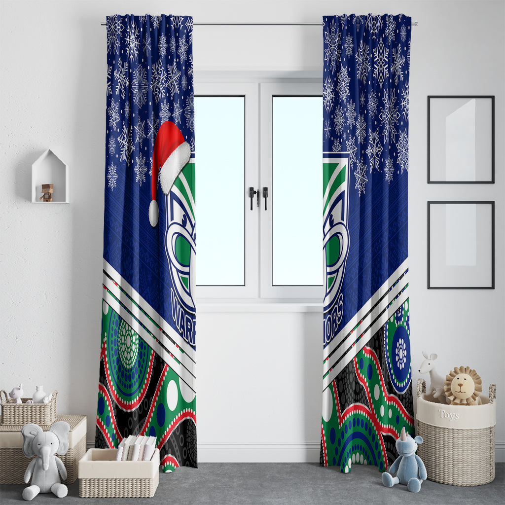 custom-warriors-rugby-christmas-window-curtain-merry-xmas-2023-mix-aboriginal-art