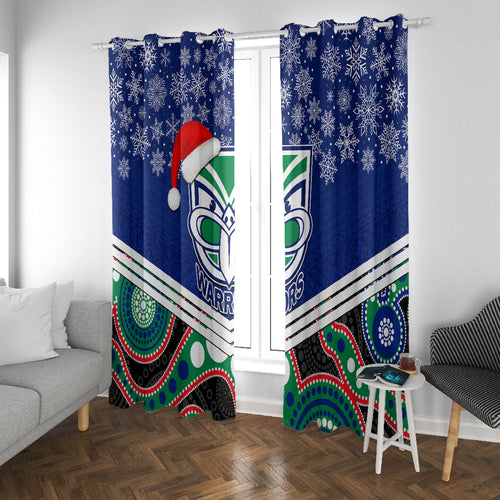 custom-warriors-rugby-christmas-window-curtain-merry-xmas-2023-mix-aboriginal-art