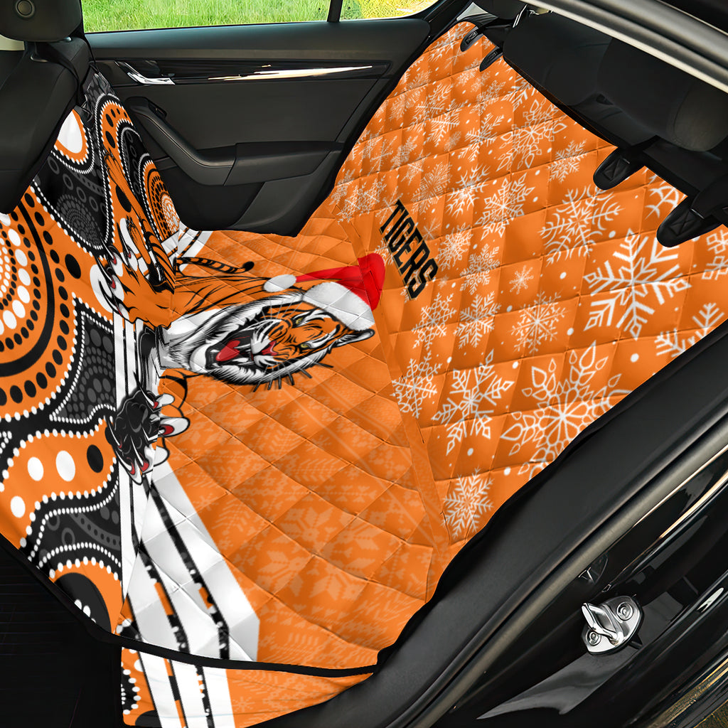 custom-tigers-rugby-christmas-back-car-seat-cover-merry-xmas-2023-mix-aboriginal-art