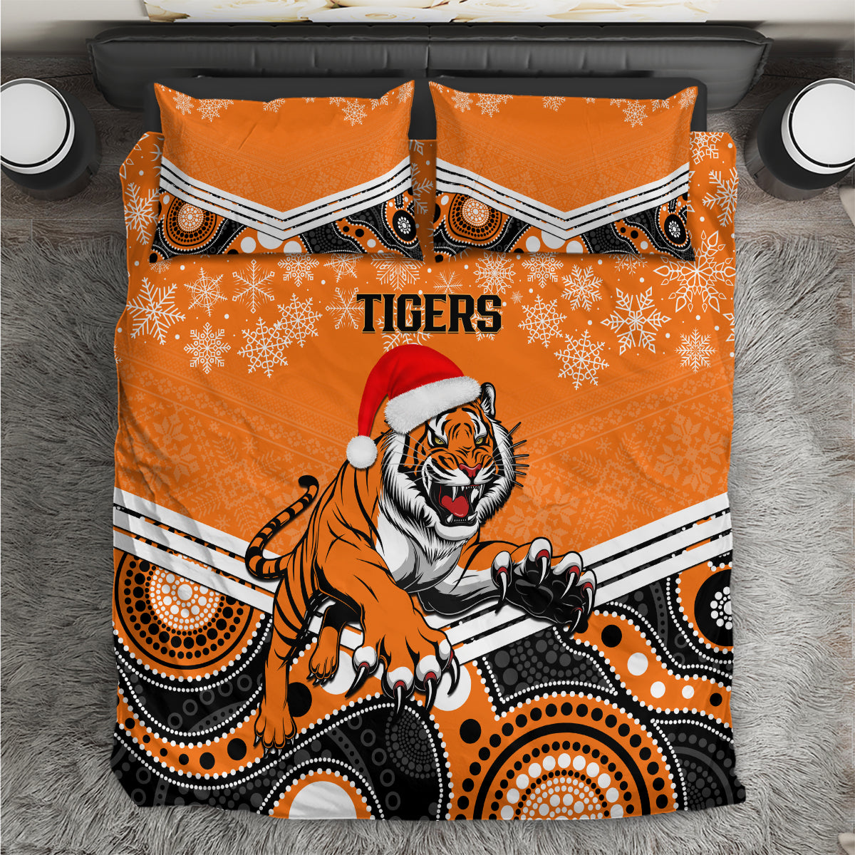 custom-tigers-rugby-christmas-bedding-set-merry-xmas-2023-mix-aboriginal-art