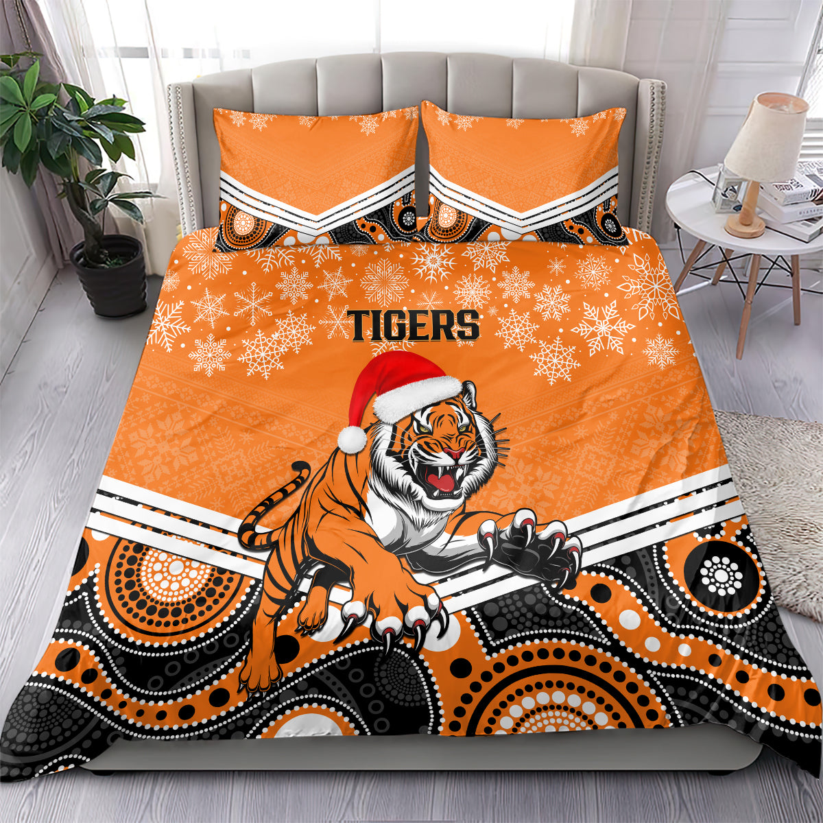 custom-tigers-rugby-christmas-bedding-set-merry-xmas-2023-mix-aboriginal-art