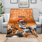 custom-tigers-rugby-christmas-blanket-merry-xmas-2023-mix-aboriginal-art