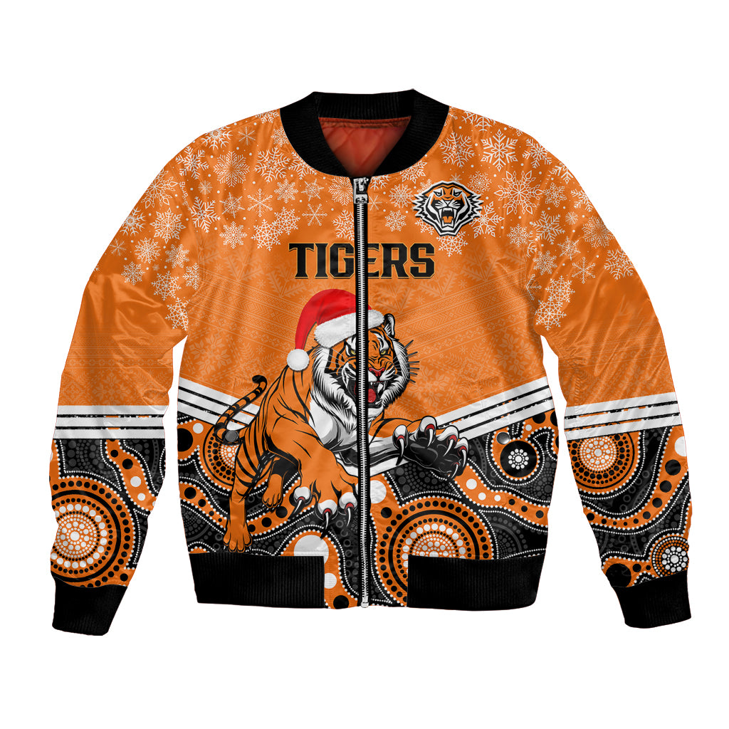custom-tigers-rugby-christmas-bomber-jacket-merry-xmas-2023-mix-aboriginal-art