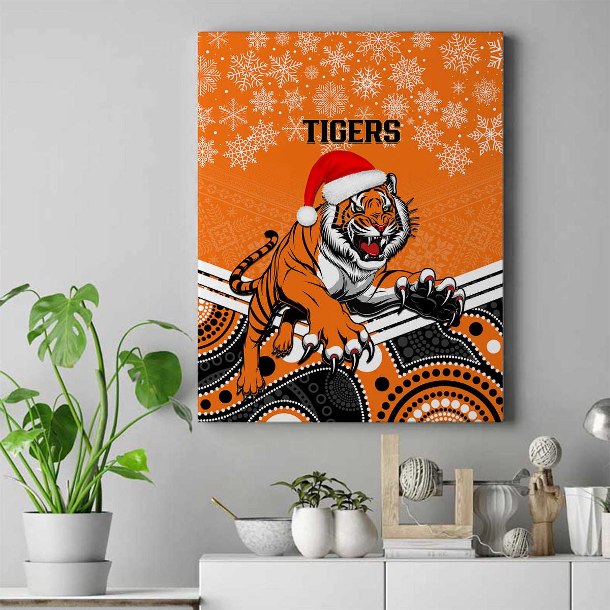 custom-tigers-rugby-christmas-canvas-wall-art-merry-xmas-2023-mix-aboriginal-art