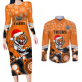 custom-tigers-rugby-christmas-couples-matching-long-sleeve-bodycon-dress-and-long-sleeve-button-shirt-merry-xmas-2023-mix-aboriginal-art