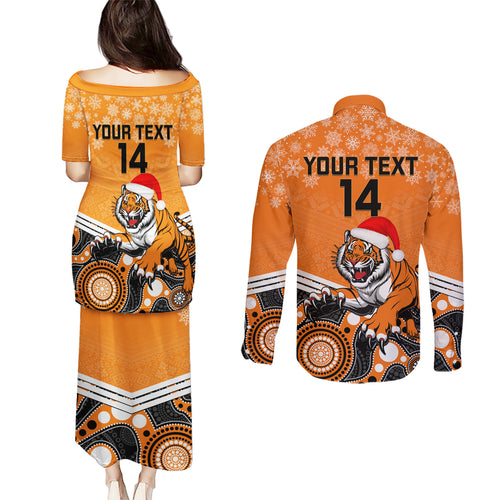 custom-tigers-rugby-christmas-couples-matching-puletasi-dress-and-long-sleeve-button-shirt-merry-xmas-2023-mix-aboriginal-art