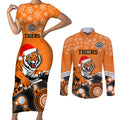 custom-tigers-rugby-christmas-couples-matching-short-sleeve-bodycon-dress-and-long-sleeve-button-shirt-merry-xmas-2023-mix-aboriginal-art