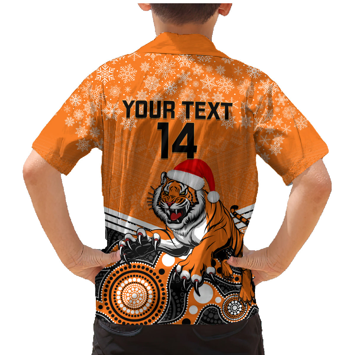 custom-tigers-rugby-christmas-family-matching-mermaid-dress-and-hawaiian-shirt-merry-xmas-2023-mix-aboriginal-art