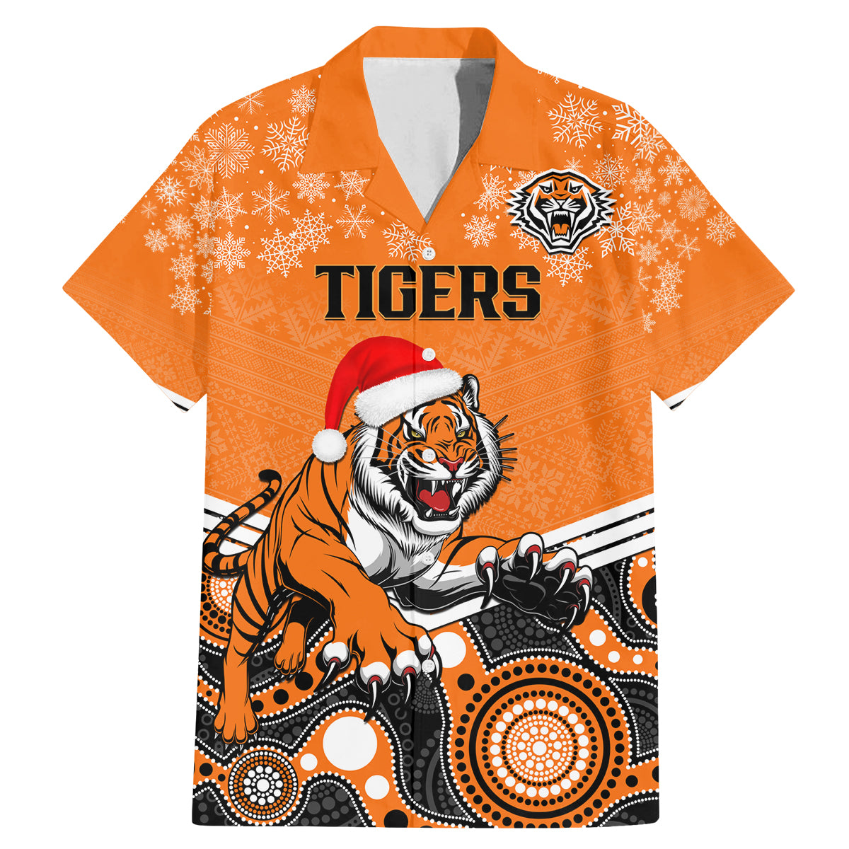 custom-tigers-rugby-christmas-family-matching-mermaid-dress-and-hawaiian-shirt-merry-xmas-2023-mix-aboriginal-art
