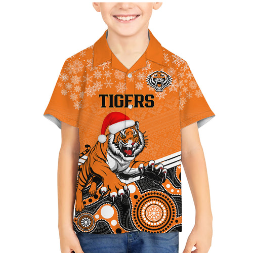 custom-tigers-rugby-christmas-family-matching-mermaid-dress-and-hawaiian-shirt-merry-xmas-2023-mix-aboriginal-art