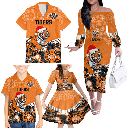 custom-tigers-rugby-christmas-family-matching-off-shoulder-long-sleeve-dress-and-hawaiian-shirt-merry-xmas-2023-mix-aboriginal-art