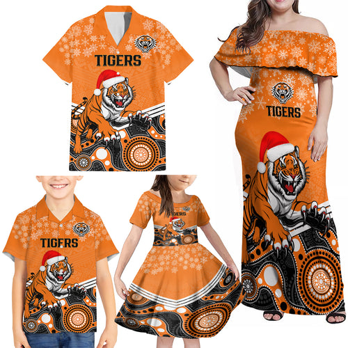 custom-tigers-rugby-christmas-family-matching-off-shoulder-maxi-dress-and-hawaiian-shirt-merry-xmas-2023-mix-aboriginal-art