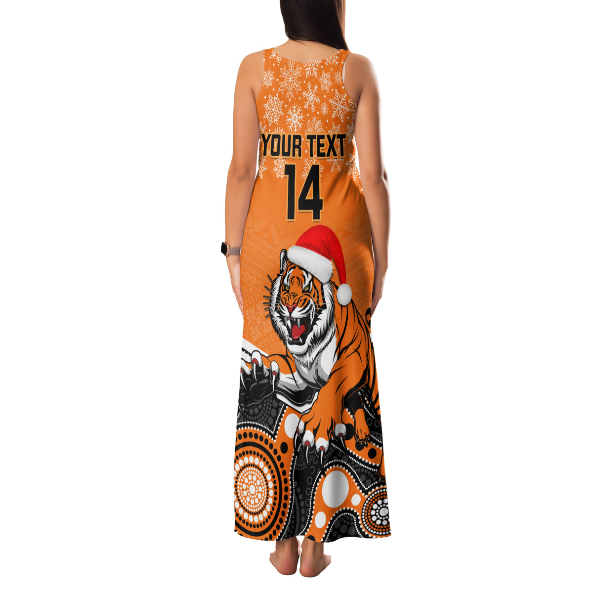 custom-tigers-rugby-christmas-family-matching-tank-maxi-dress-and-hawaiian-shirt-merry-xmas-2023-mix-aboriginal-art