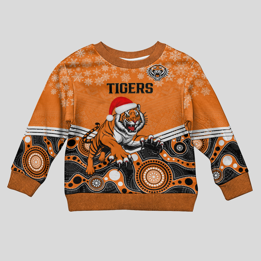 custom-tigers-rugby-christmas-kid-ugly-christmas-sweater-merry-xmas-2023-mix-aboriginal-art