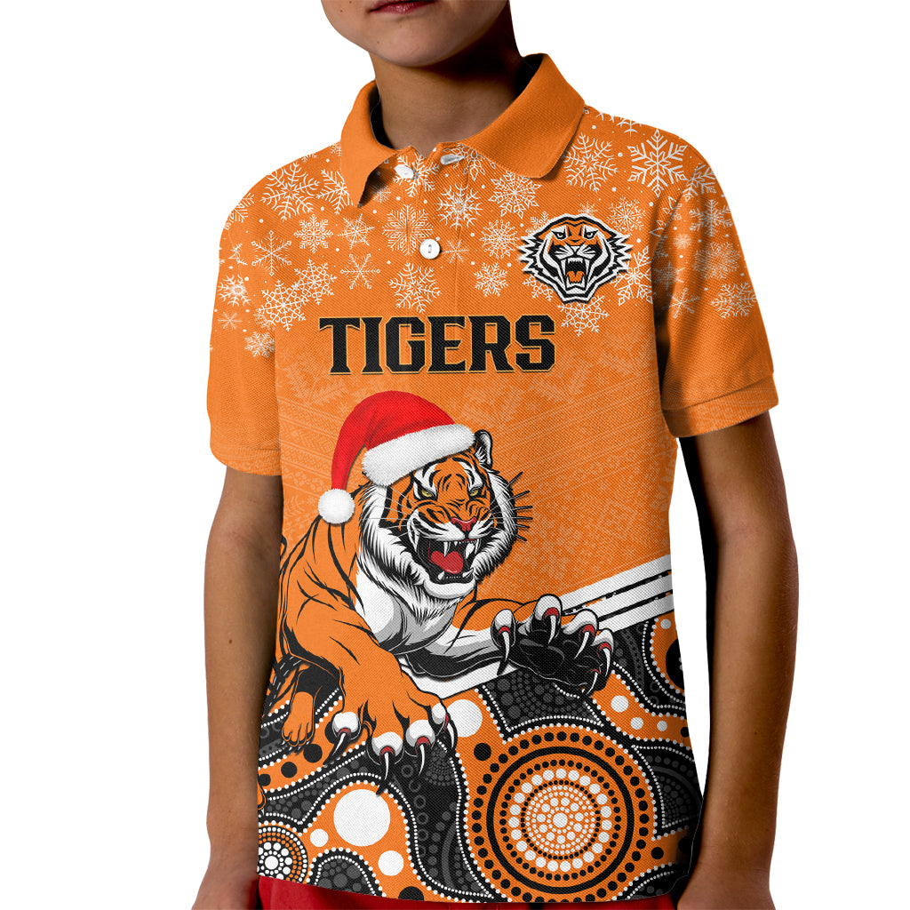 custom-tigers-rugby-christmas-kid-polo-shirt-merry-xmas-2023-mix-aboriginal-art