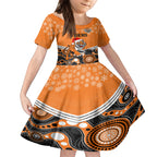 custom-tigers-rugby-christmas-kid-short-sleeve-dress-merry-xmas-2023-mix-aboriginal-art