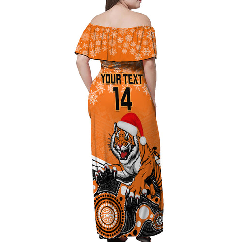 custom-tigers-rugby-christmas-off-shoulder-maxi-dress-merry-xmas-2023-mix-aboriginal-art
