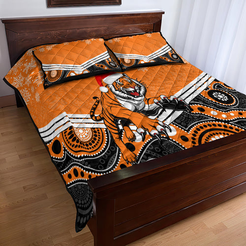 custom-tigers-rugby-christmas-quilt-bed-set-merry-xmas-2023-mix-aboriginal-art