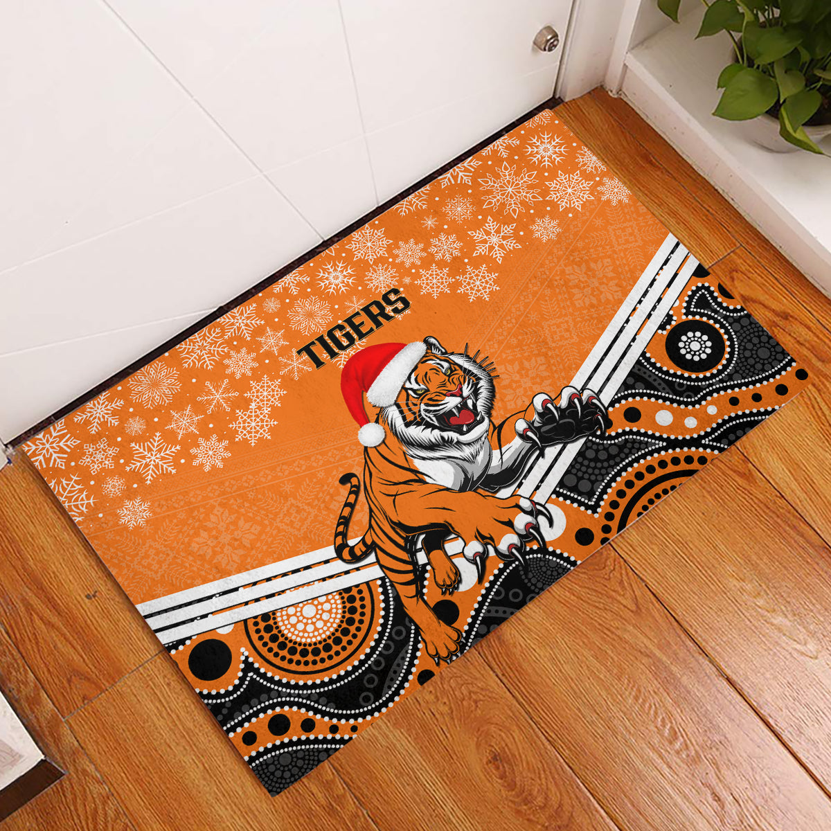 custom-tigers-rugby-christmas-rubber-doormat-merry-xmas-2023-mix-aboriginal-art